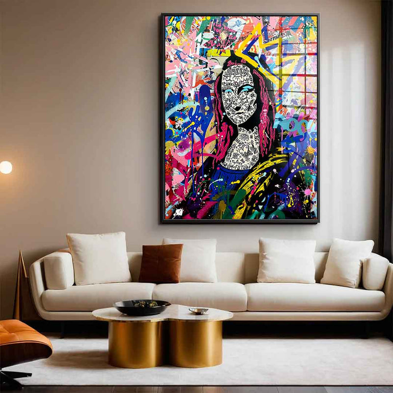 QUEEN MONA OK - Acrylglas