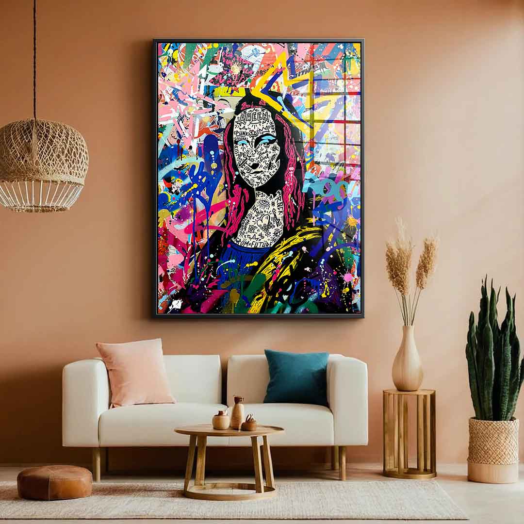 QUEEN MONA OK - Acrylglas