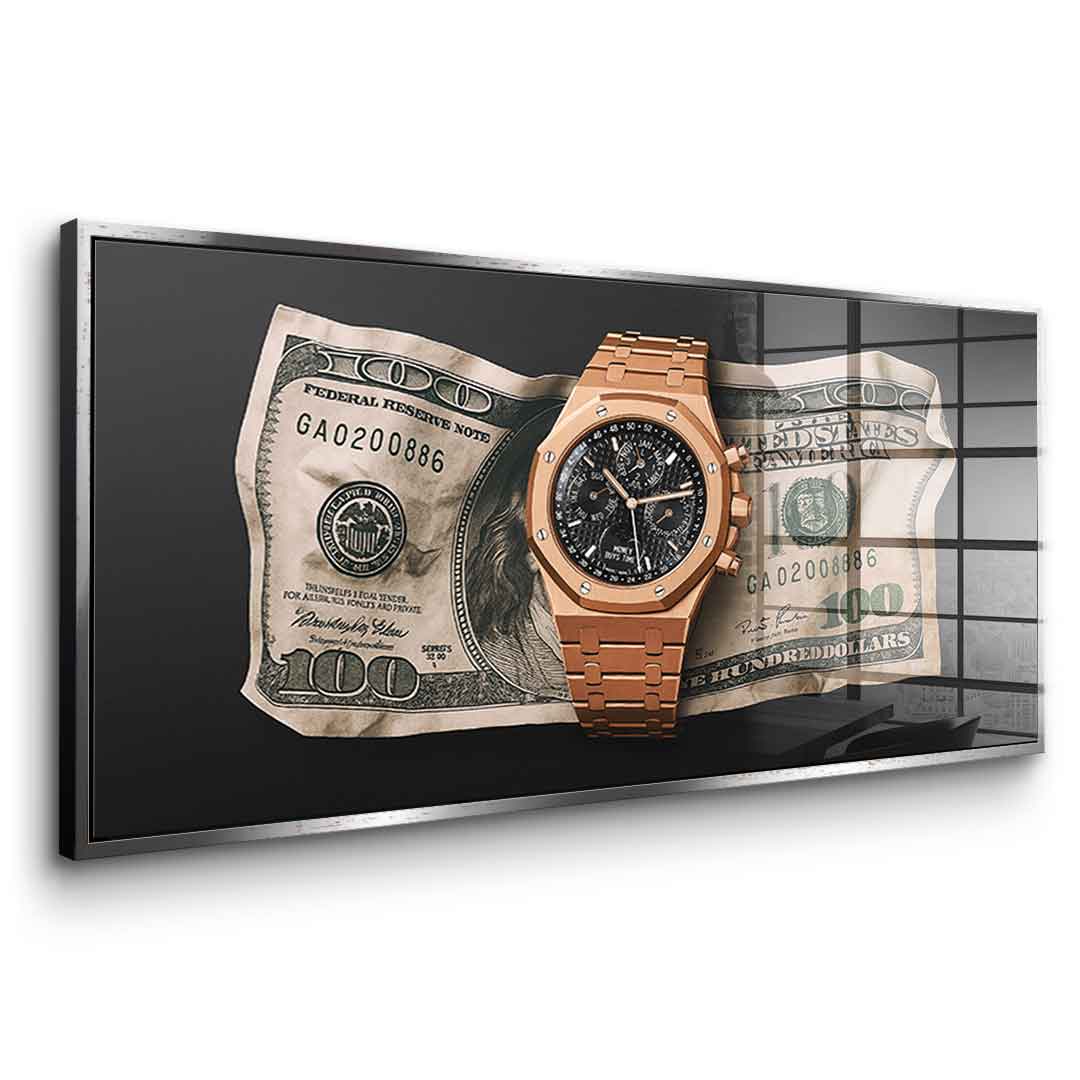 Money Buys Time - acrylic glass