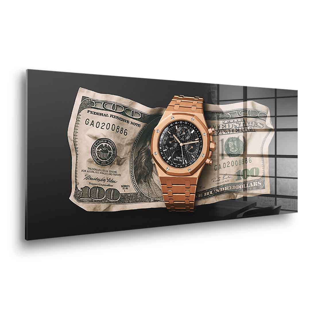 Money Buys Time - Acrylglas