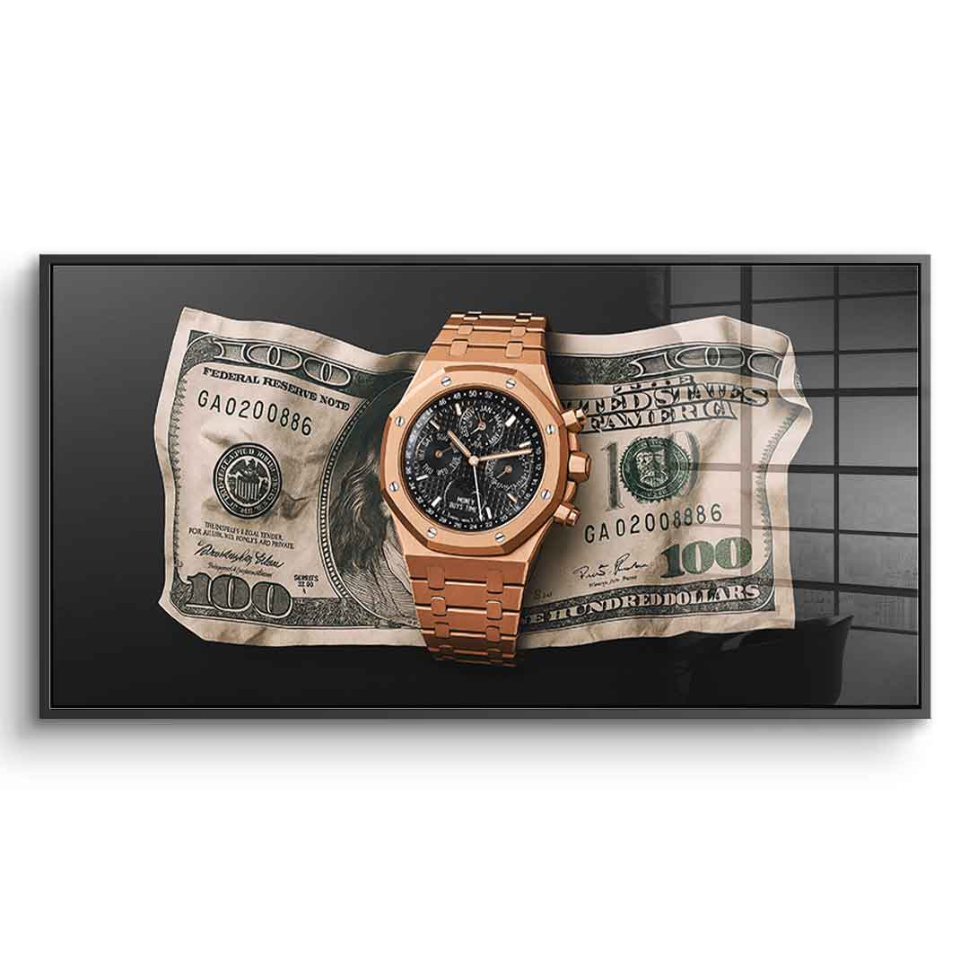 Money Buys Time - acrylic glass