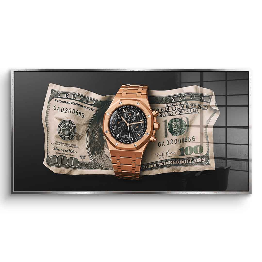 Money Buys Time - Acrylglas