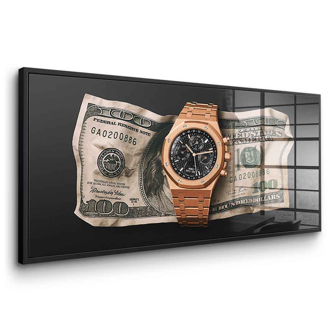 Money Buys Time - acrylic glass