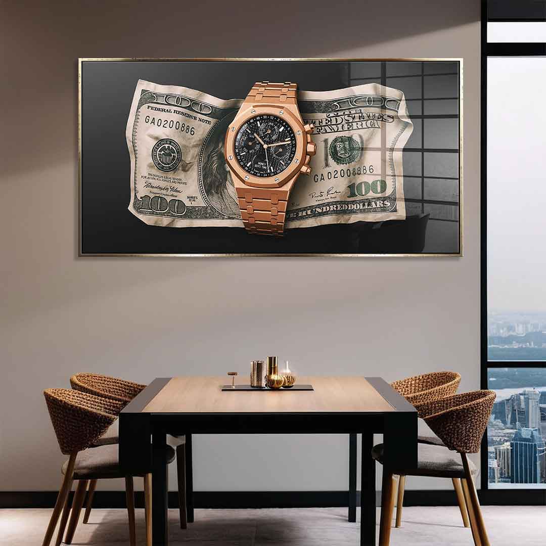 Money Buys Time - Acrylglas