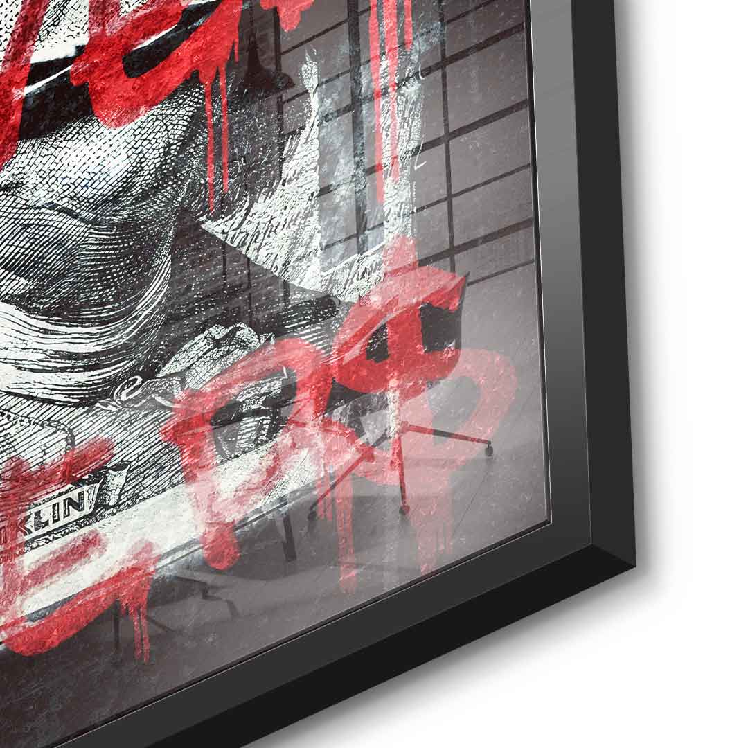 Money Never Sleps 3.0 - Acrylglas