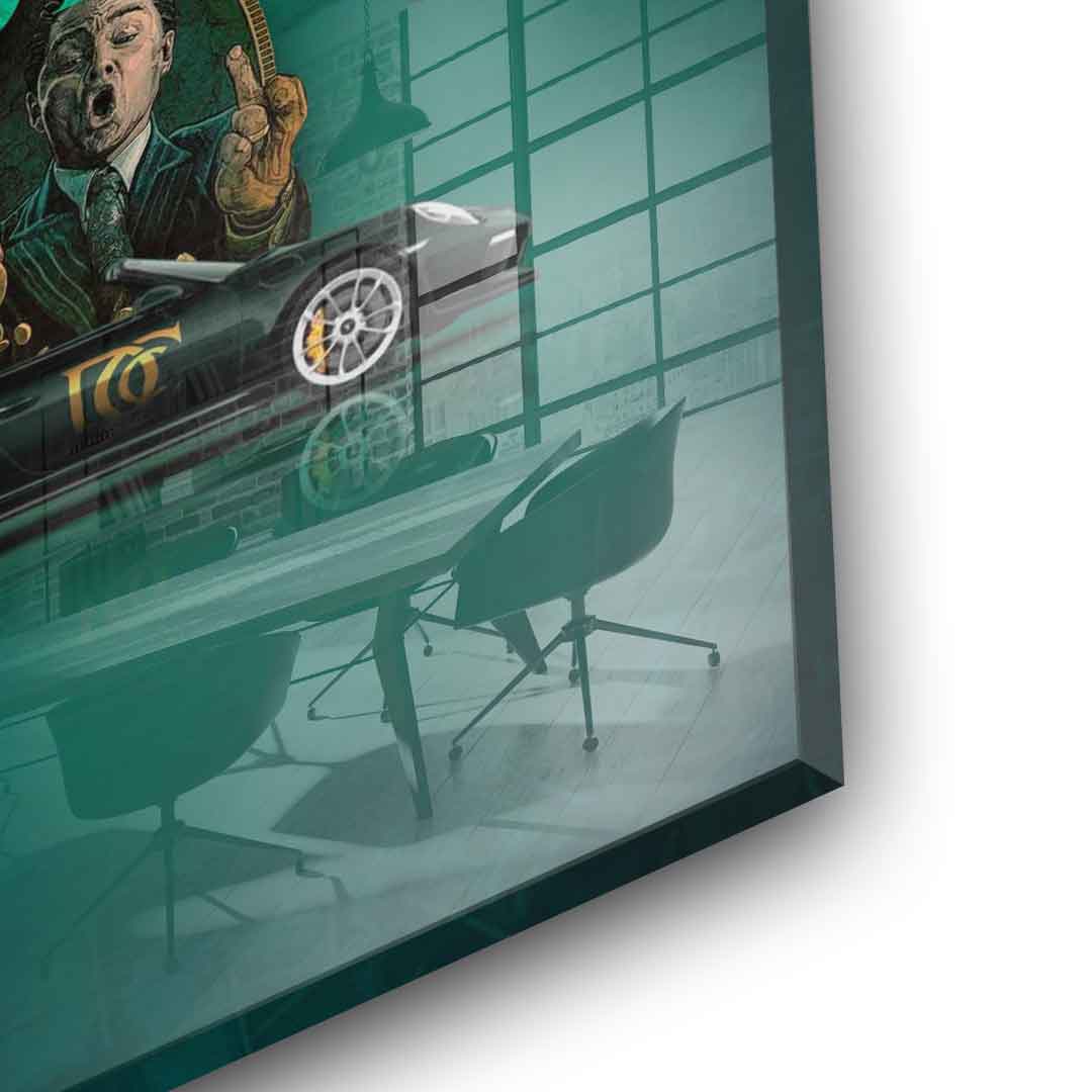 Money Easy Green - acrylic glass