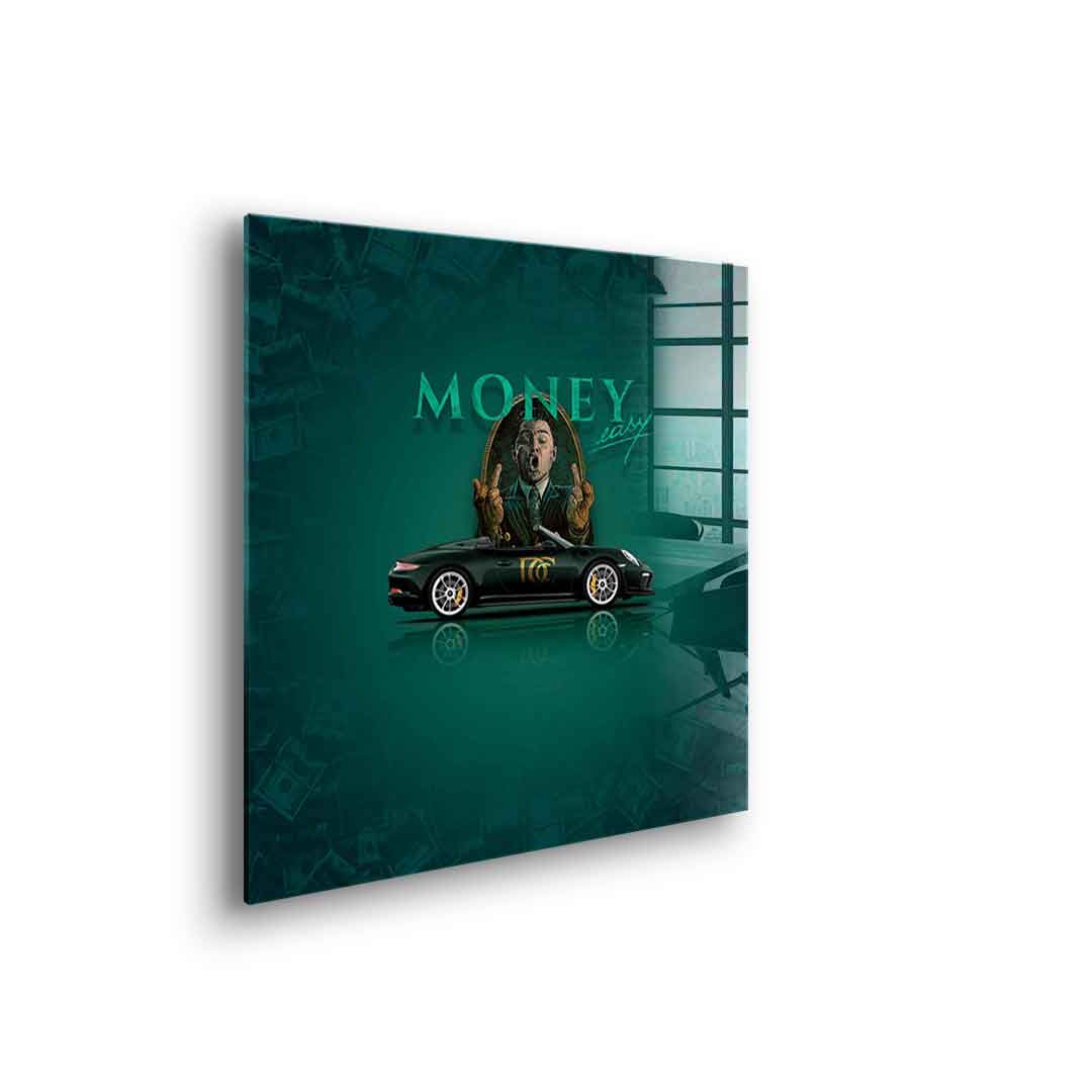 Money Easy Green - acrylic glass