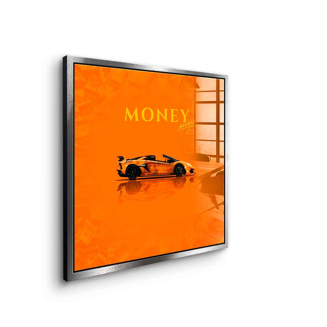 Money Easy Yellow - acrylic glass