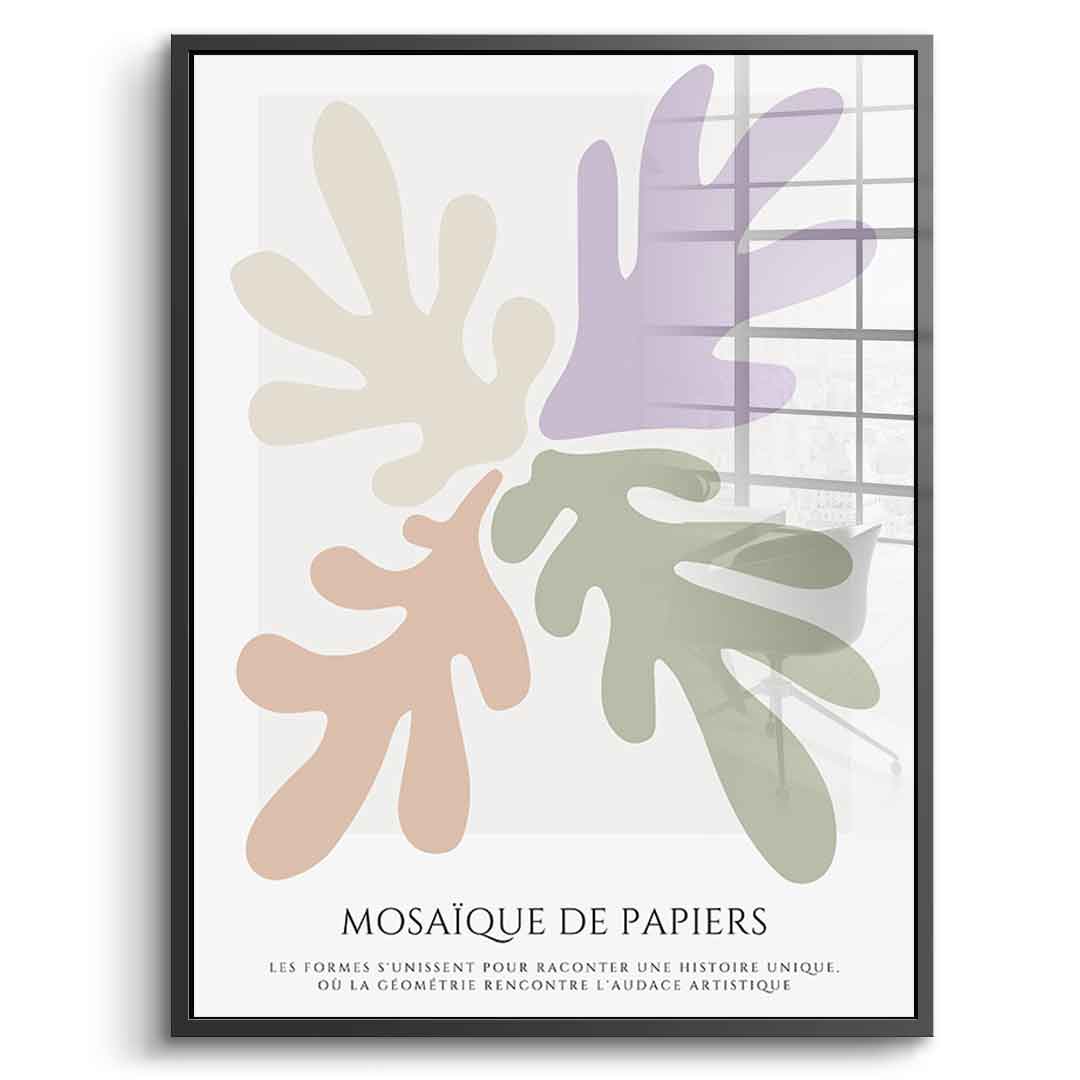 Mosaique de Papier's 2 - acrylic glass