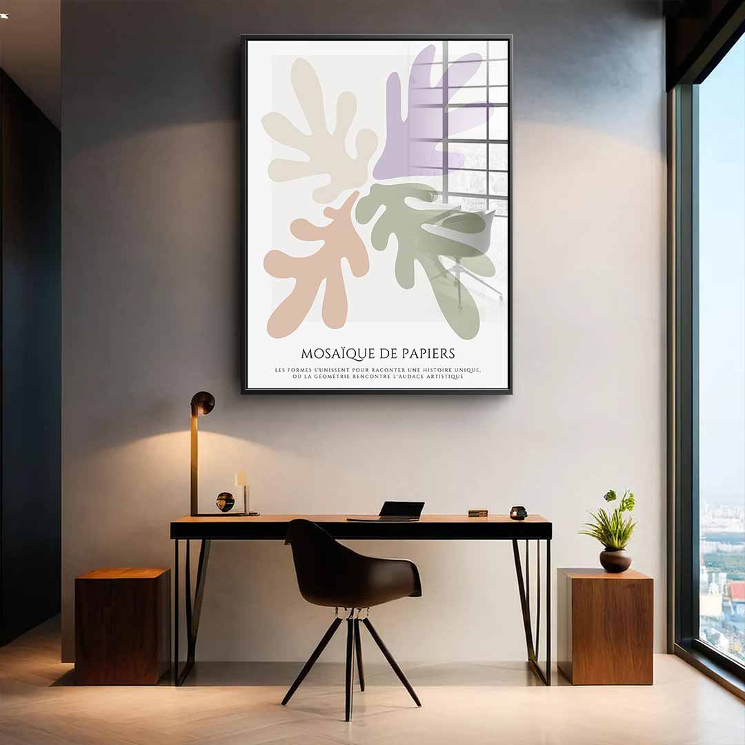 Mosaique de Papier's 2 - acrylic glass