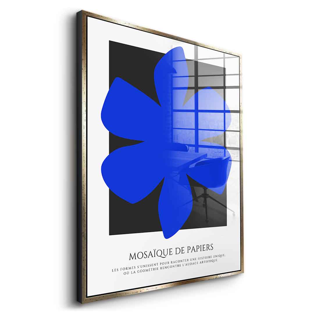 Mosaique de Papiers 3 - Acrylic glass