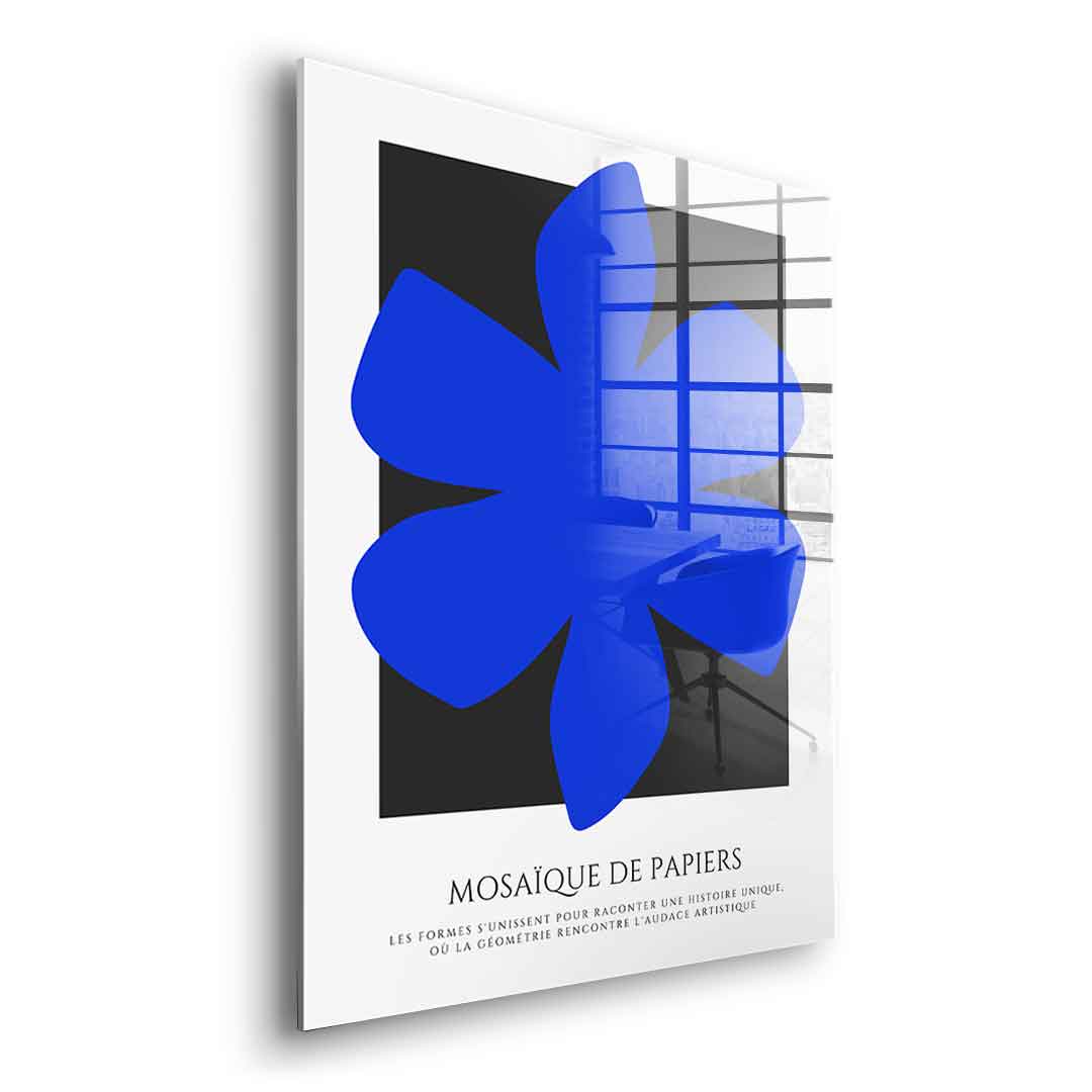 Mosaique de Papiers 3 - Acrylic glass