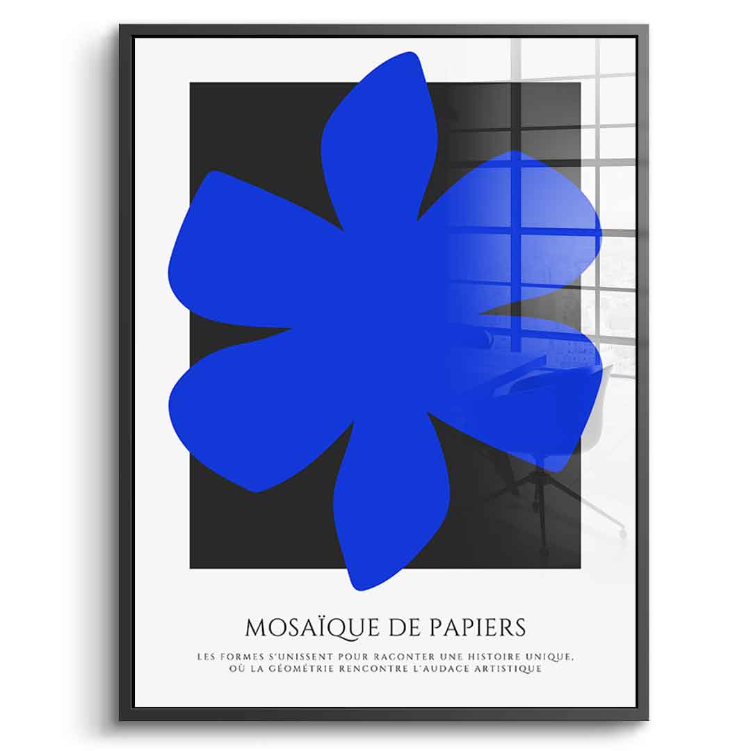 Mosaique de Papiers 3 - Acrylic glass