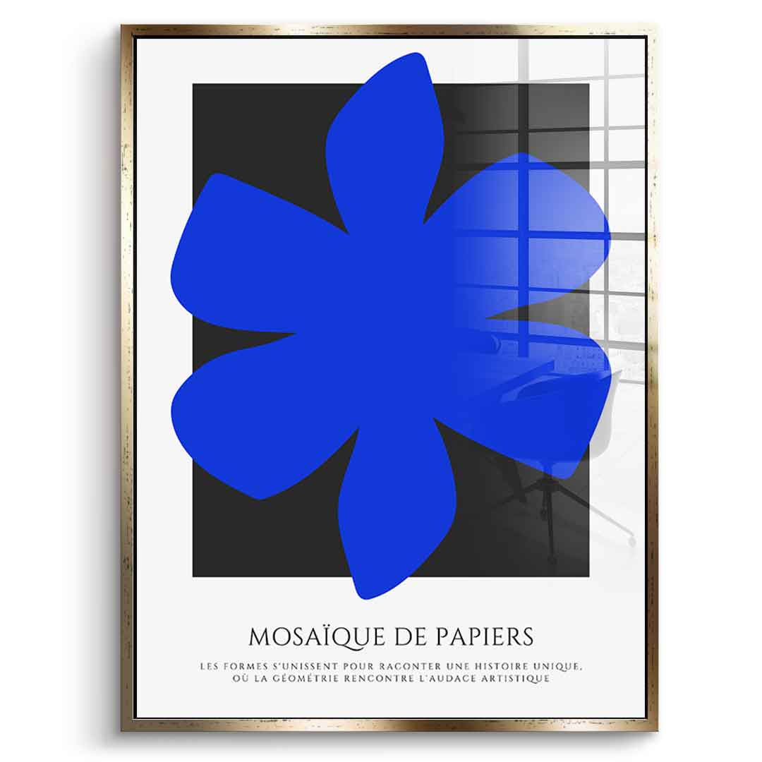 Mosaique de Papiers 3 - Acrylic glass