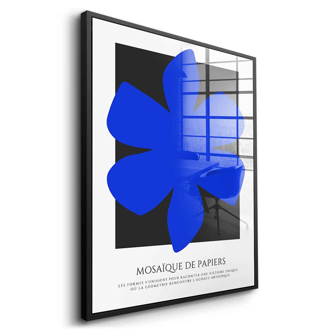 Mosaique de Papiers 3 - Acrylic glass