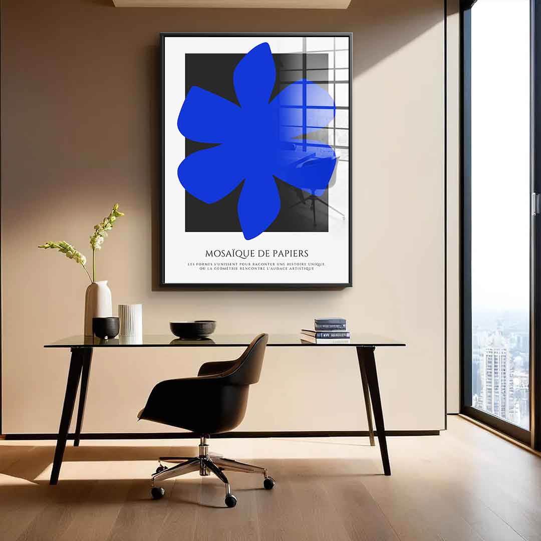 Mosaique de Papiers 3 - Acrylic glass