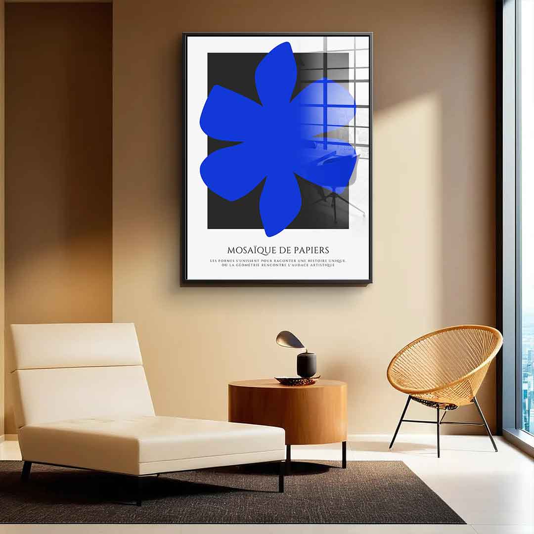 Mosaique de Papiers 3 - Acrylic glass