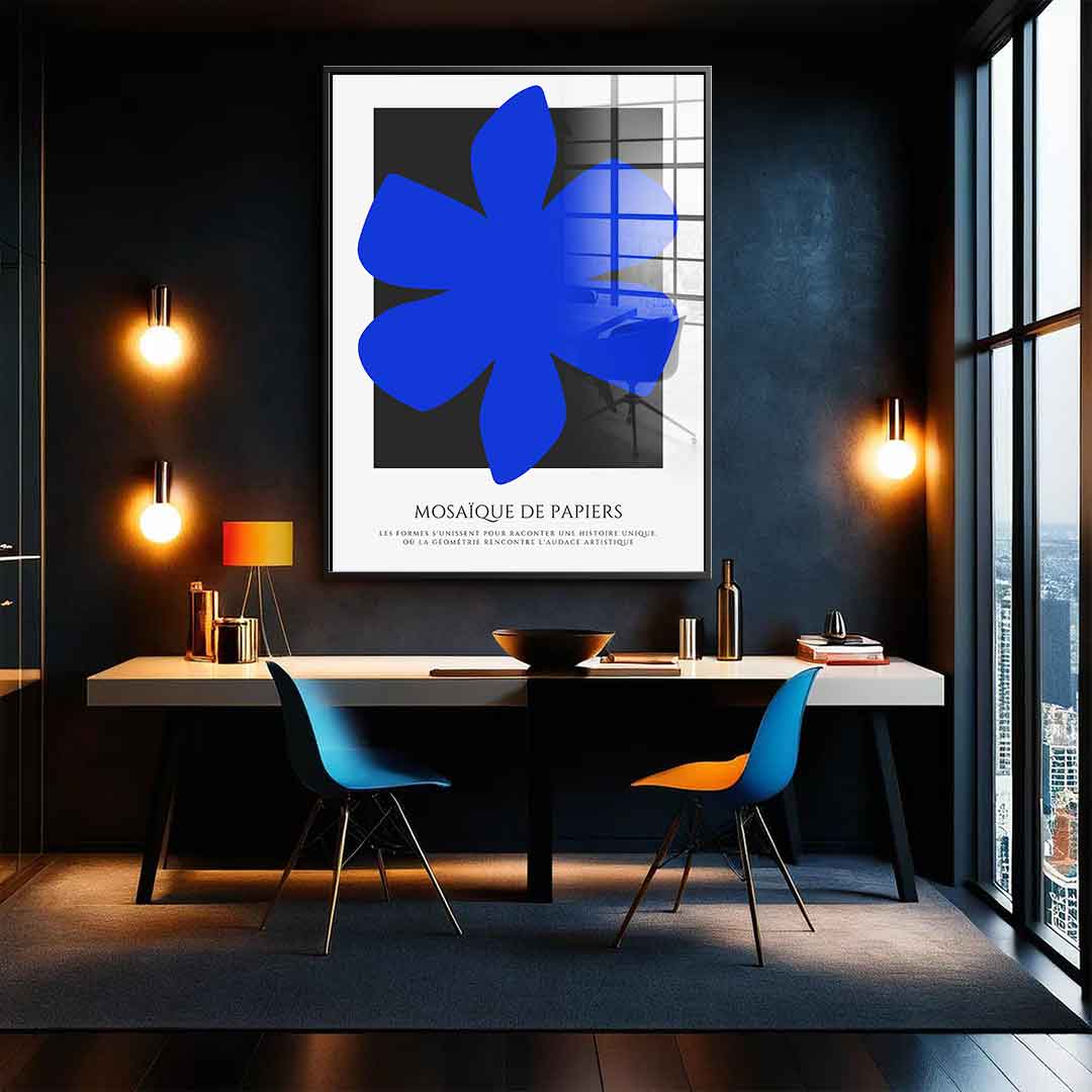 Mosaique de Papiers 3 - Acrylic glass