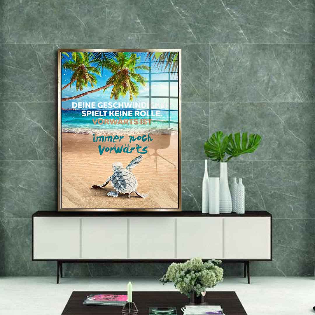 Forward is still forward - Acrylglas