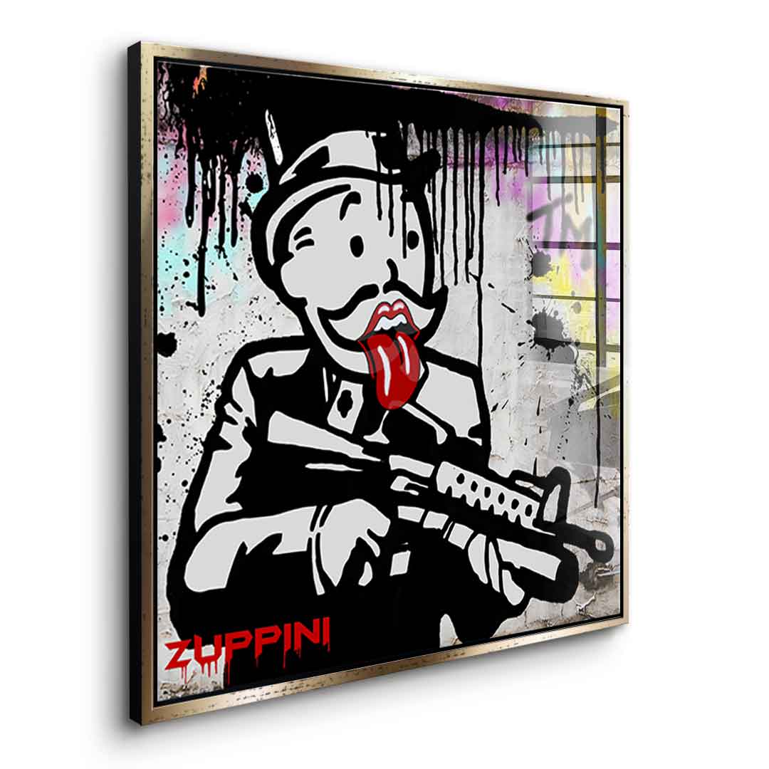 Mr. Millionaire gangster - acrylic glass