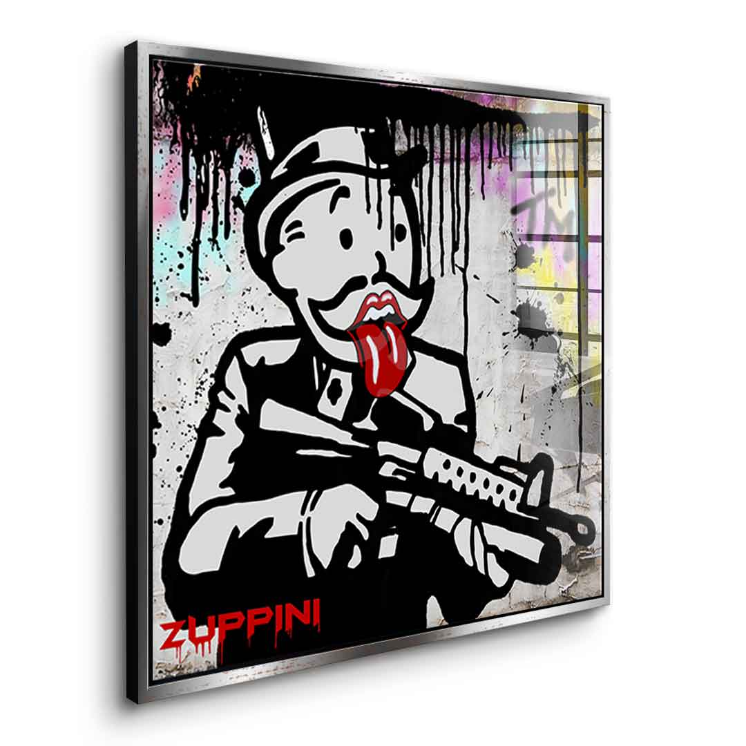 Mr. Millionaire gangster - acrylic glass