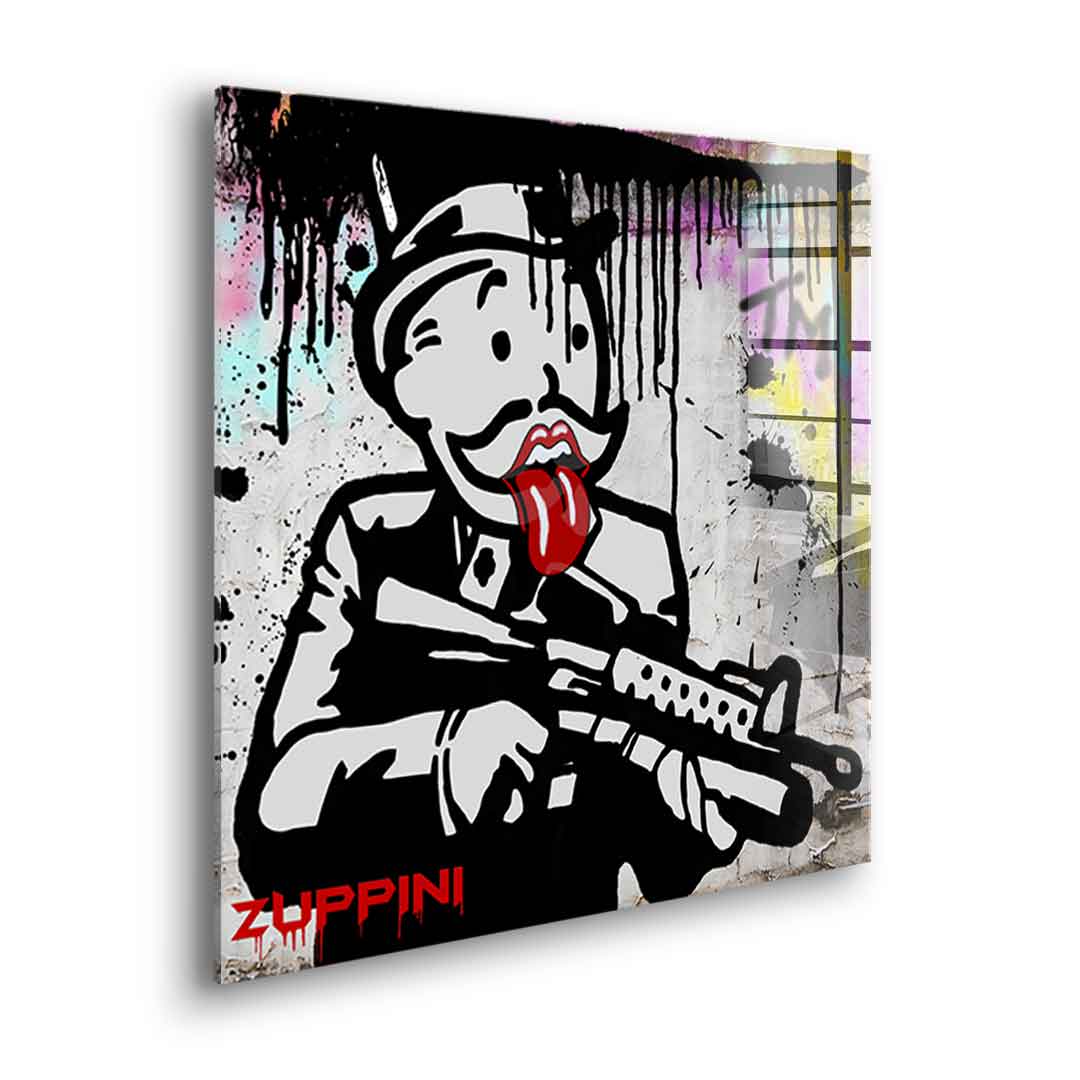 Mr. Millionaire gangster - acrylic glass
