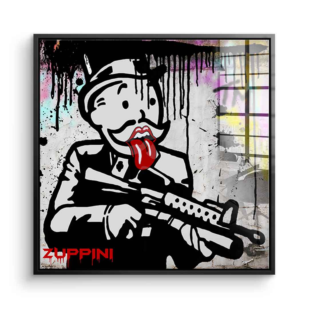 Mr. Millionaire gangster - acrylic glass