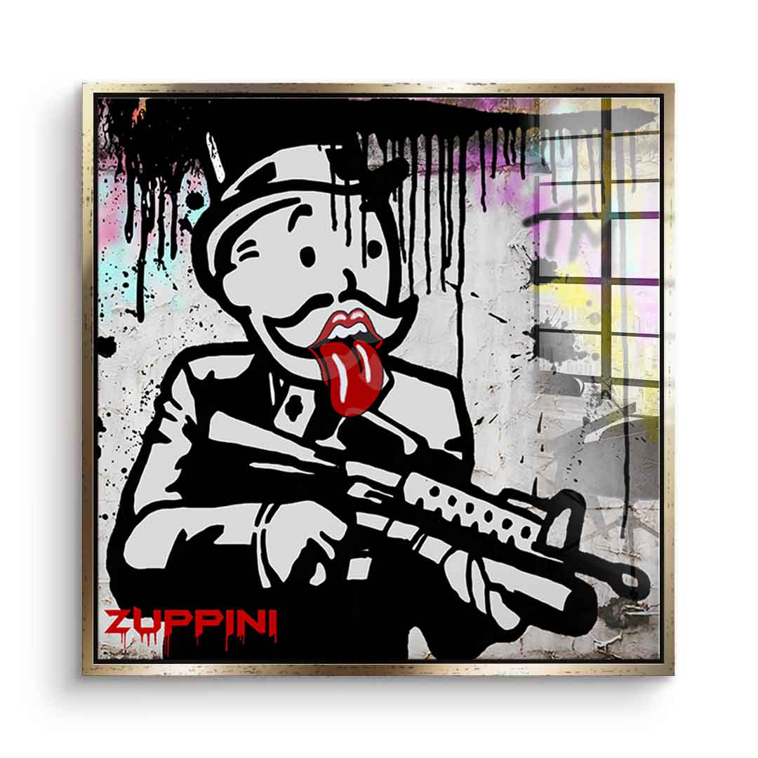 Mr. Millionaire gangster - acrylic glass