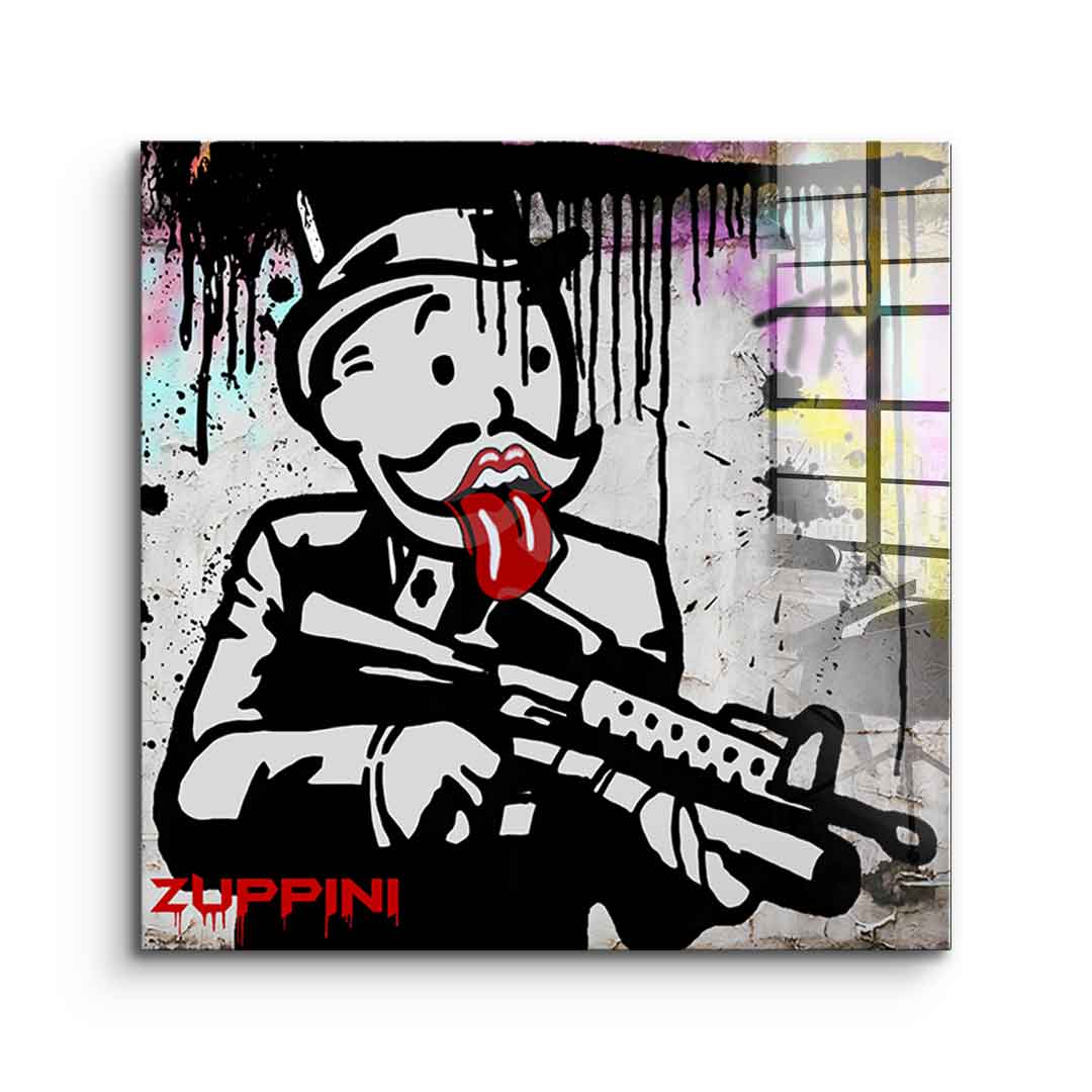 Mr. Millionaire gangster - acrylic glass