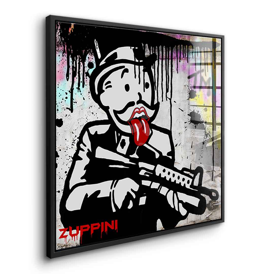 Mr. Millionaire gangster - acrylic glass