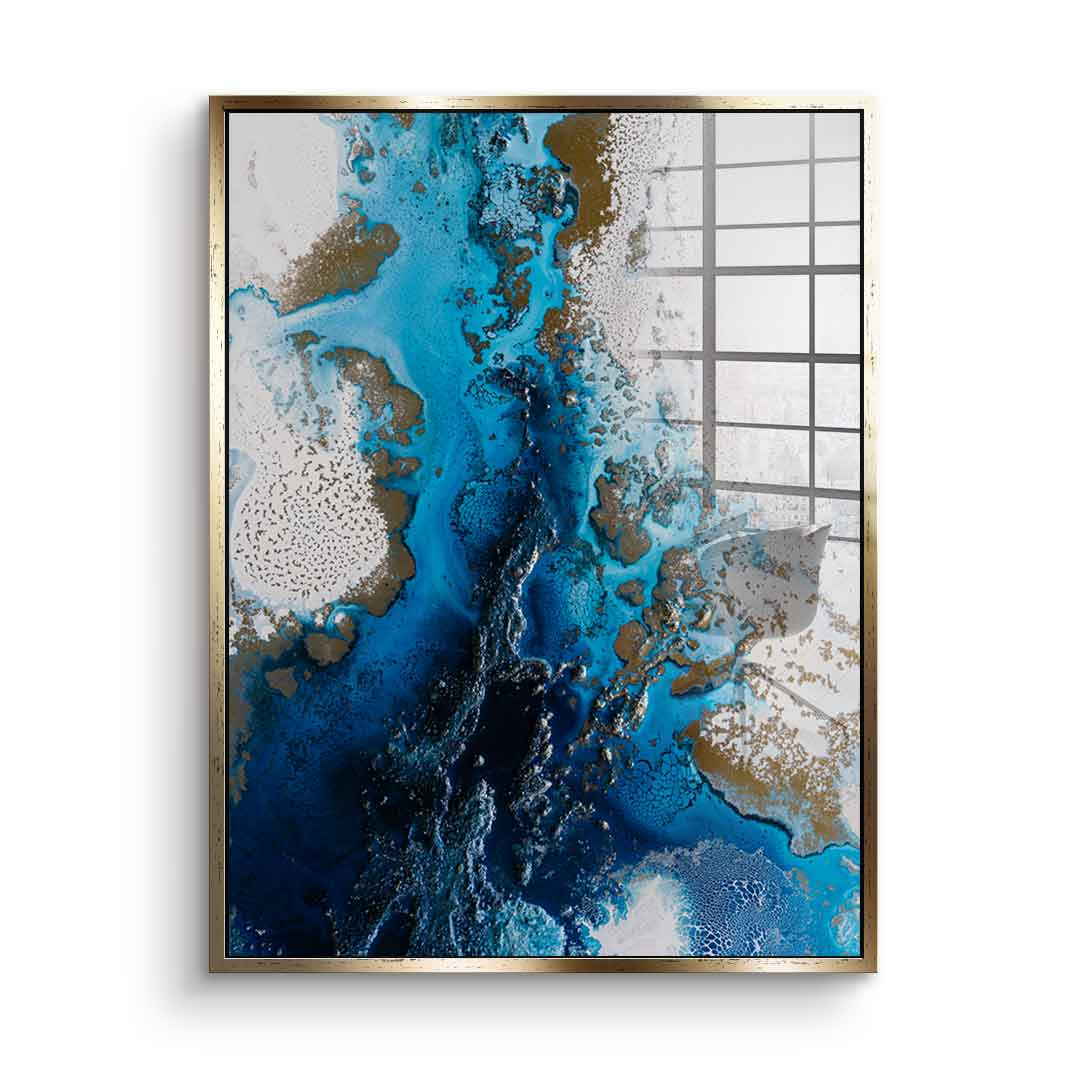 Navy Flow - Acrylglas