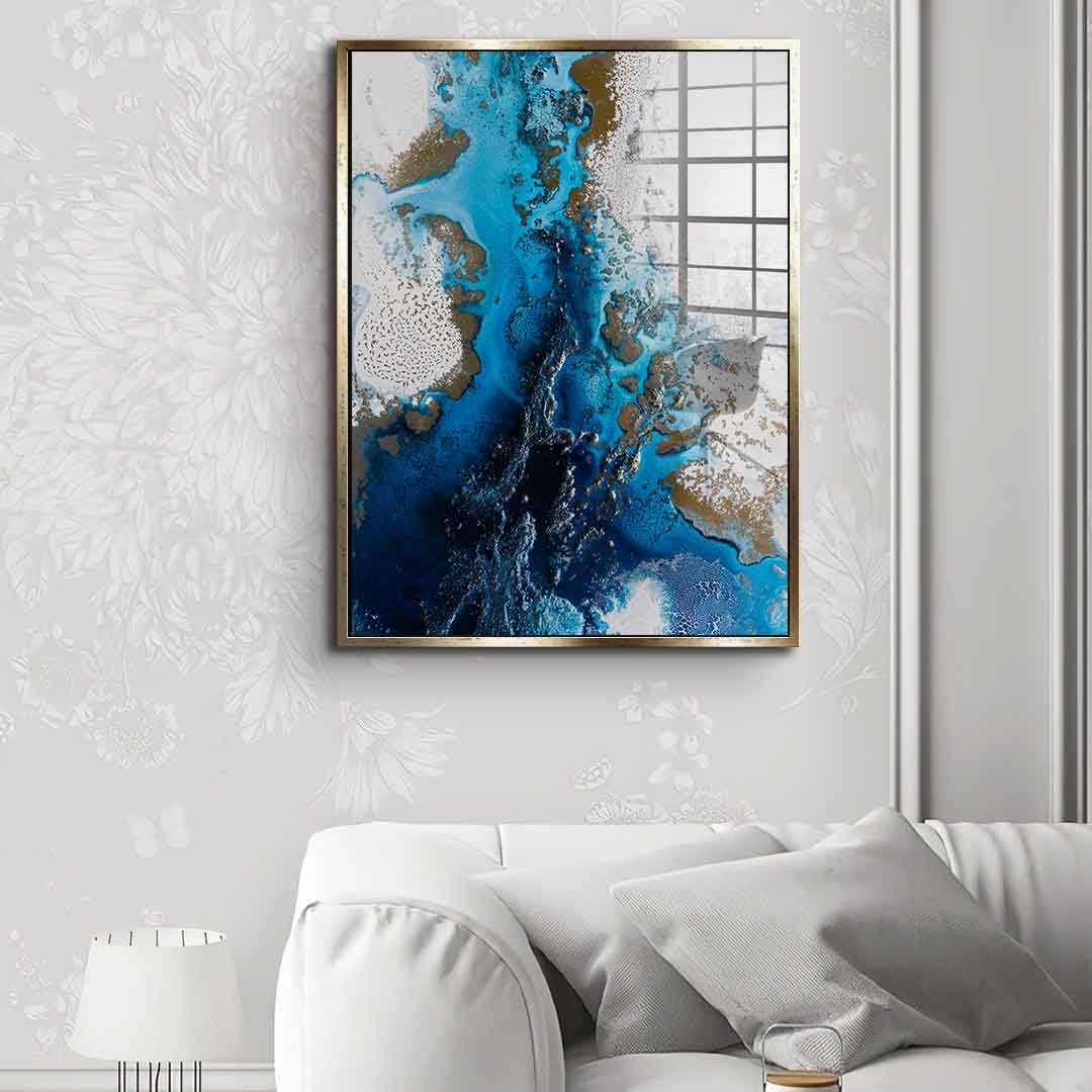 Navy Flow - Acrylglas