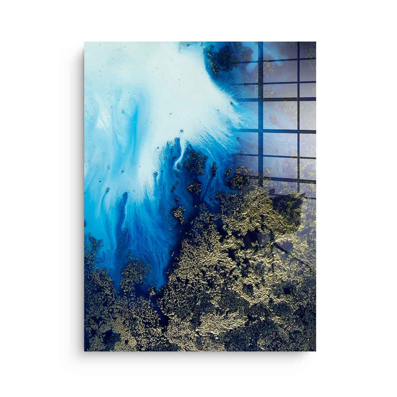 Navy Shimmer - Acrylglas