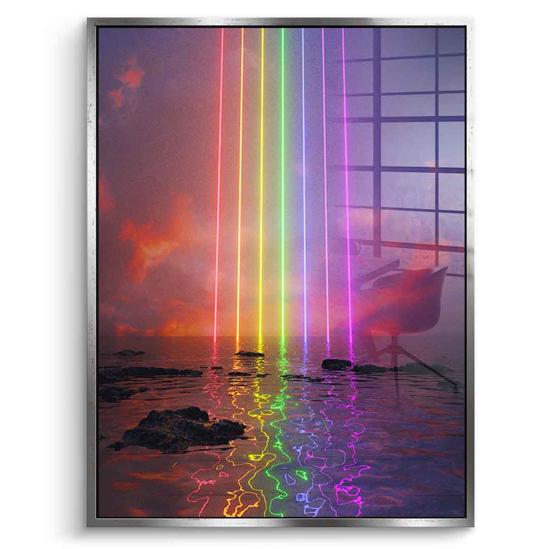 Neon Rainbow - Acrylglas