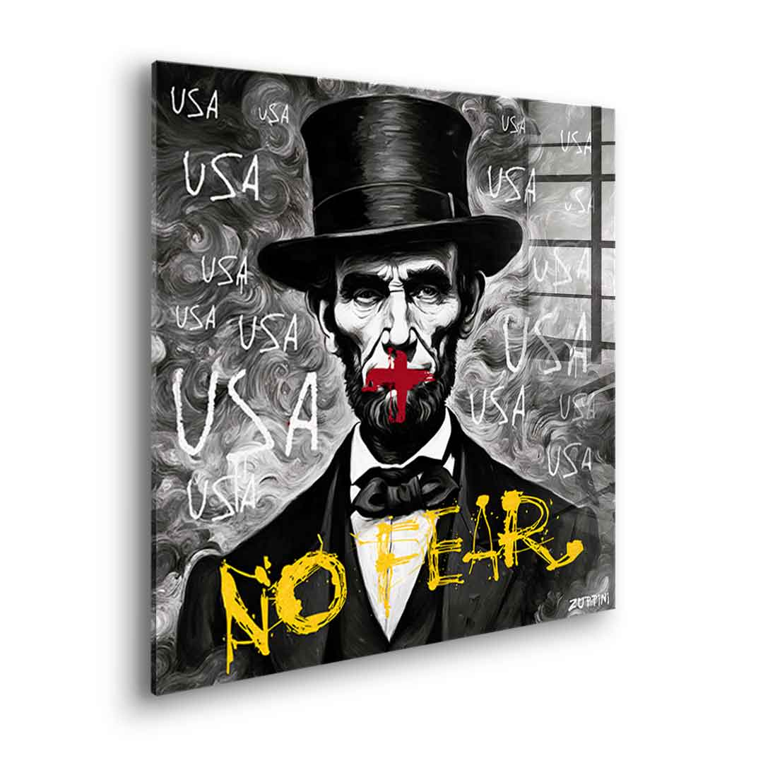 No Fear - acrylic glass