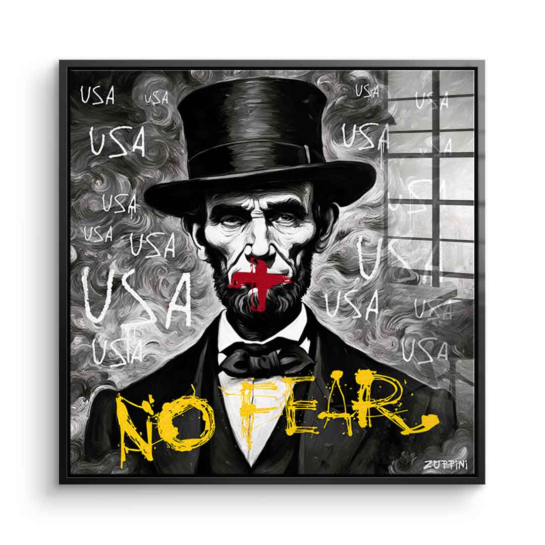 No Fear - acrylic glass