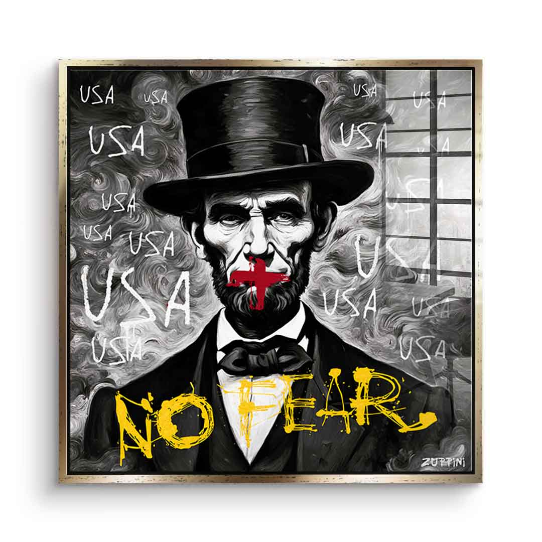No Fear - acrylic glass