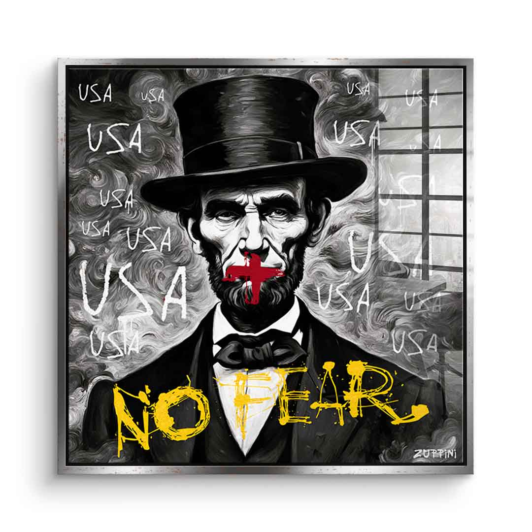 No Fear - acrylic glass