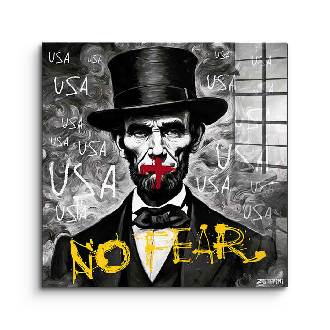 No Fear - acrylic glass