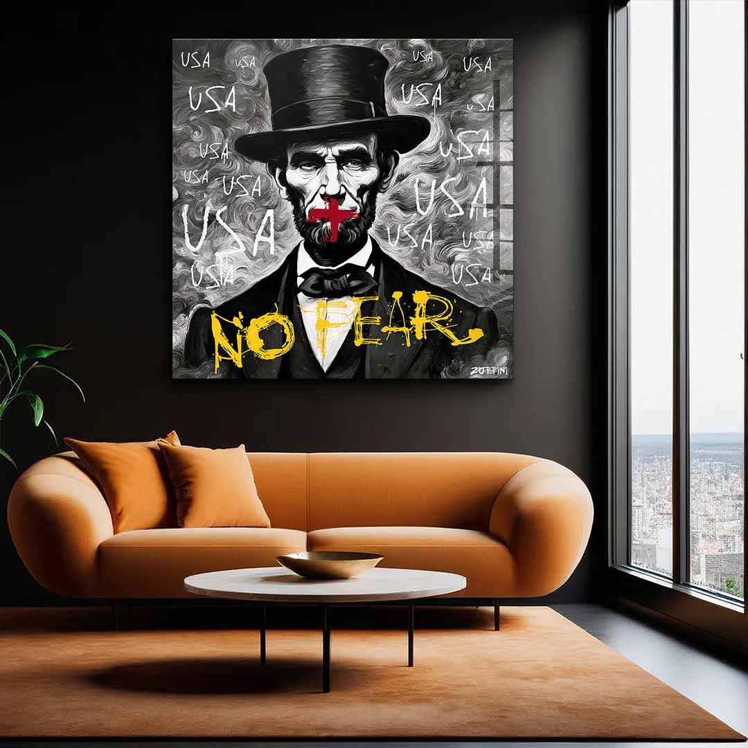 No Fear - acrylic glass