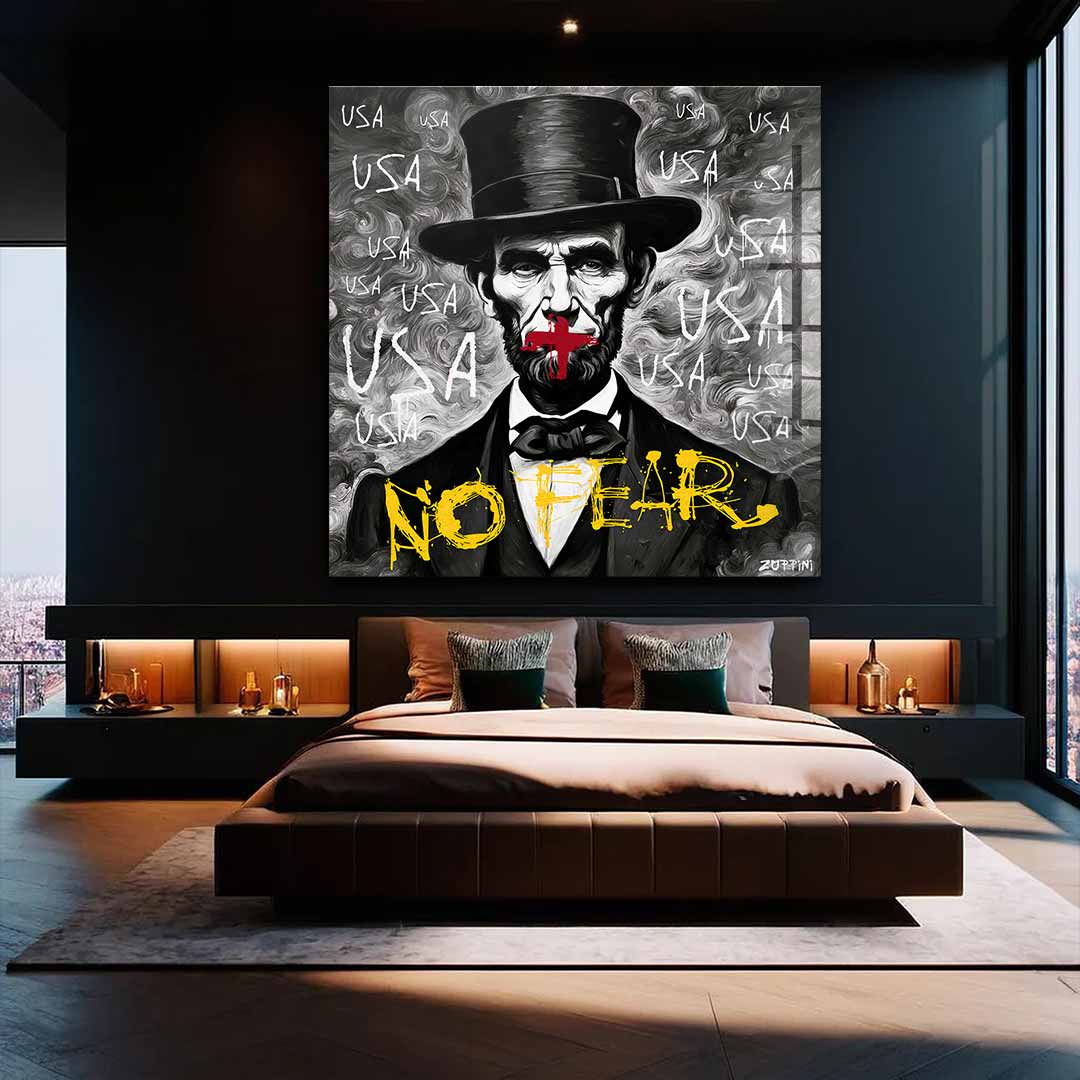 No Fear - acrylic glass