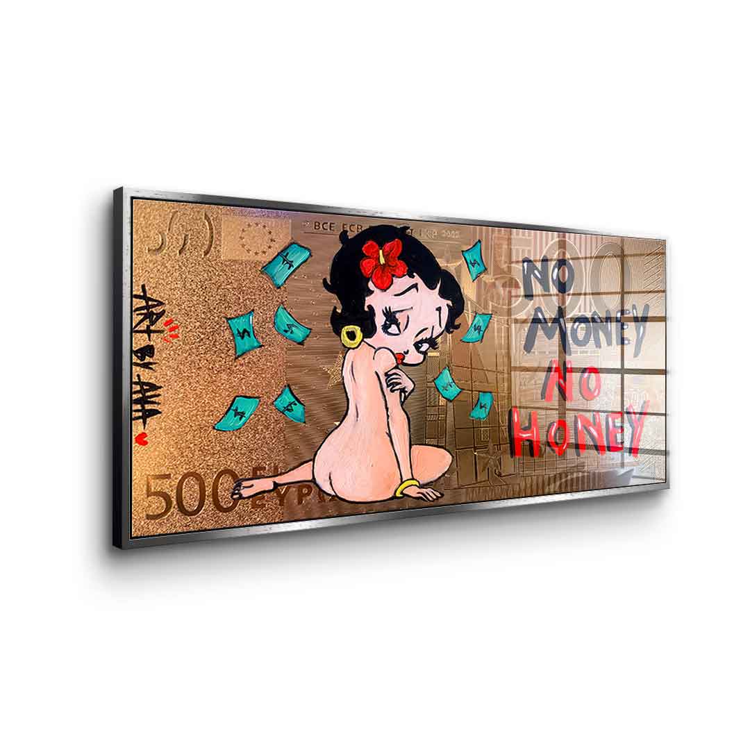 No money no honey #2 - acrylic glass