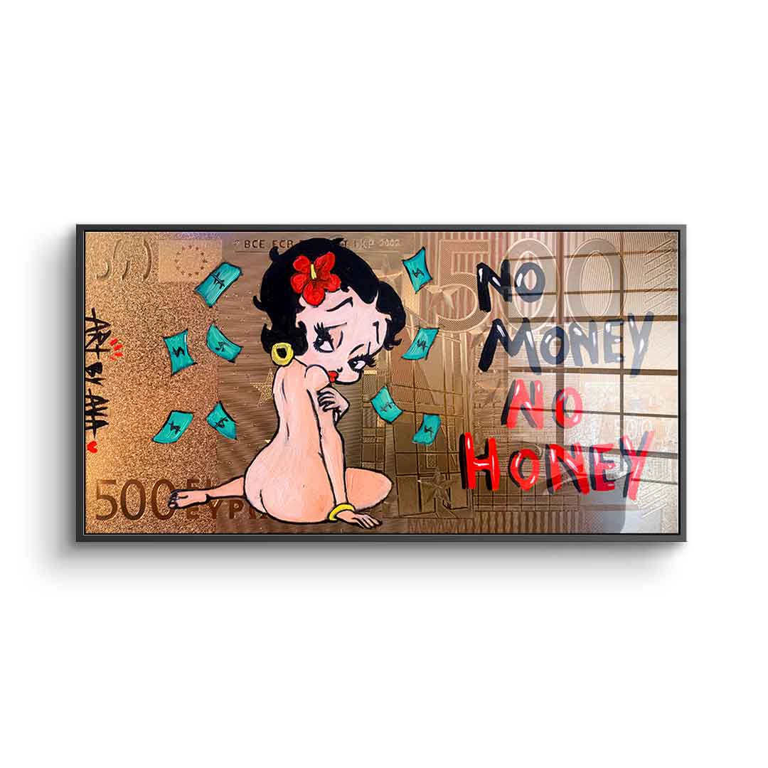No money no honey #2 - acrylic glass