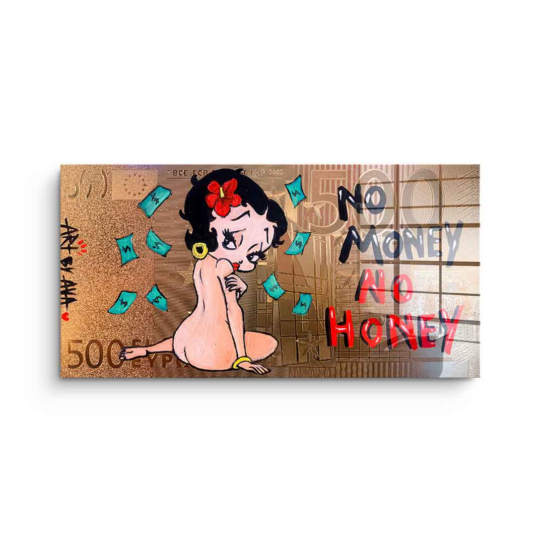 No money no honey #2 - acrylic glass