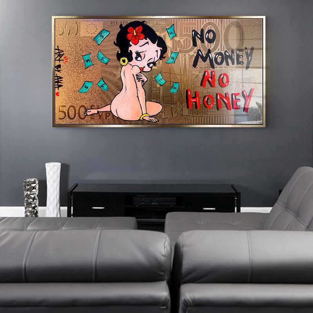 No money no honey #2 - acrylic glass