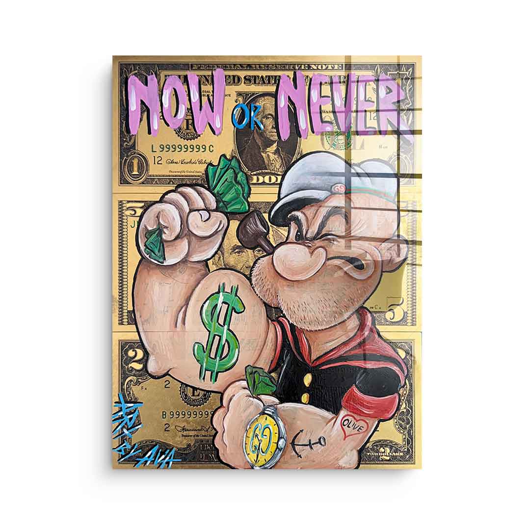 Now or never - Acrylglas
