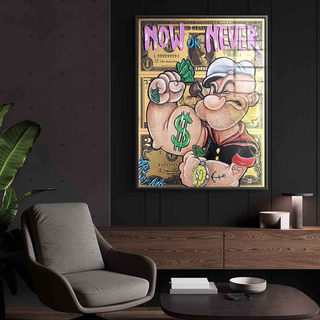 Now or never - Acrylglas