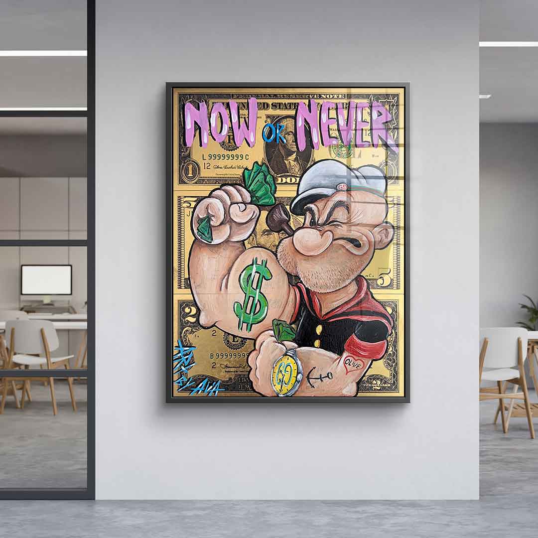 Now or never - Acrylglas