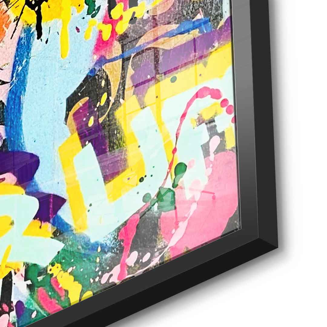 Pop graffiti - acrylic glass