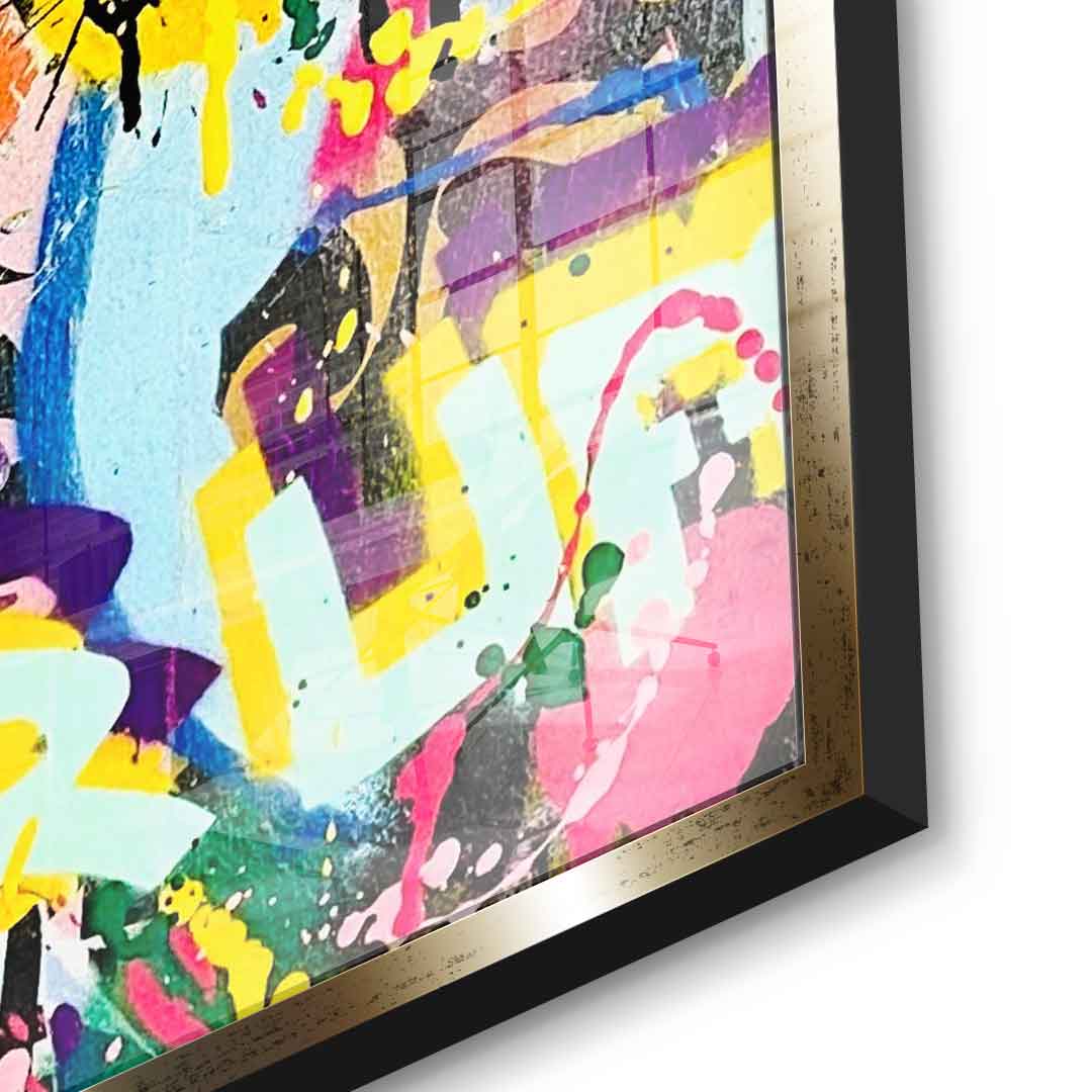 Pop graffiti - acrylic glass